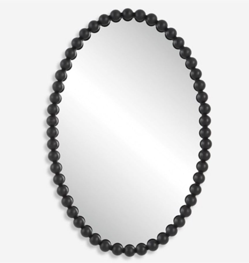 SENA OVAL MIRROR / BLACK