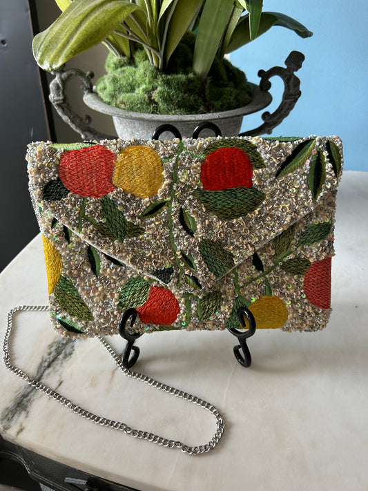 BEDAZZLED ENVELOPE CLUTCH / PURSE