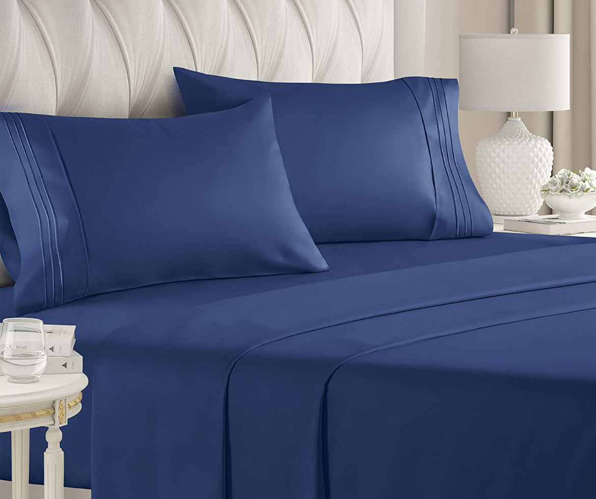 AMY’s FAVORITE SHEETS / NAVY KING