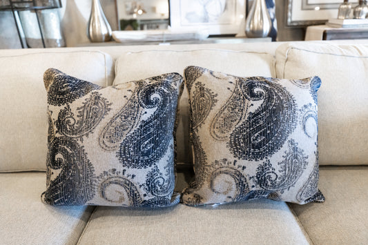 PAISLEY PILLOWS S/2