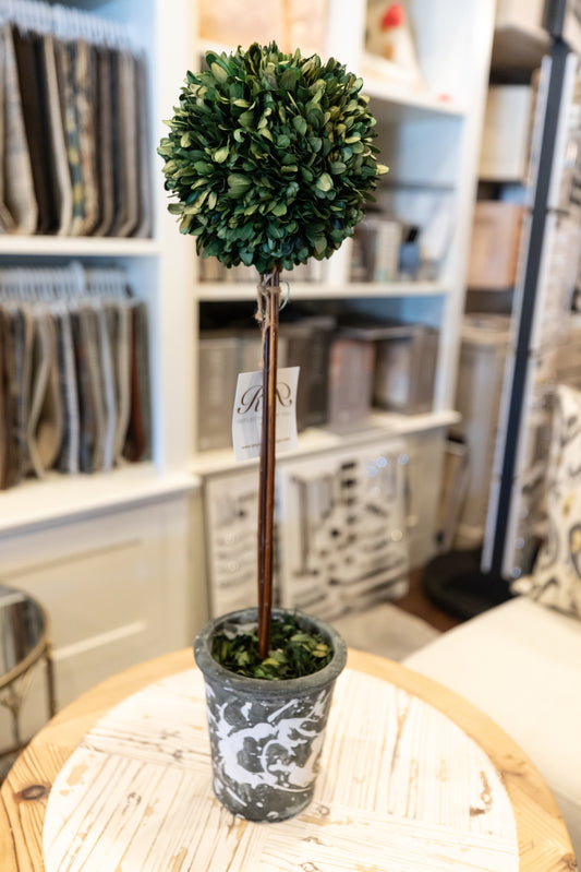 TALL TOPIARY PLANTER / BOTANICAL