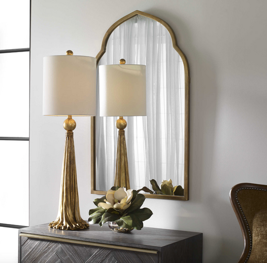 DRAPED BUFFET LAMP