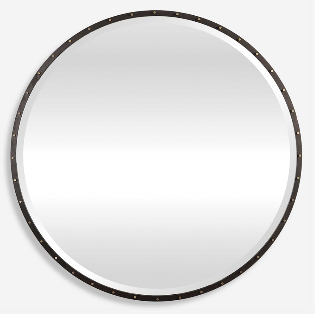 IRON ROUND MIRROR