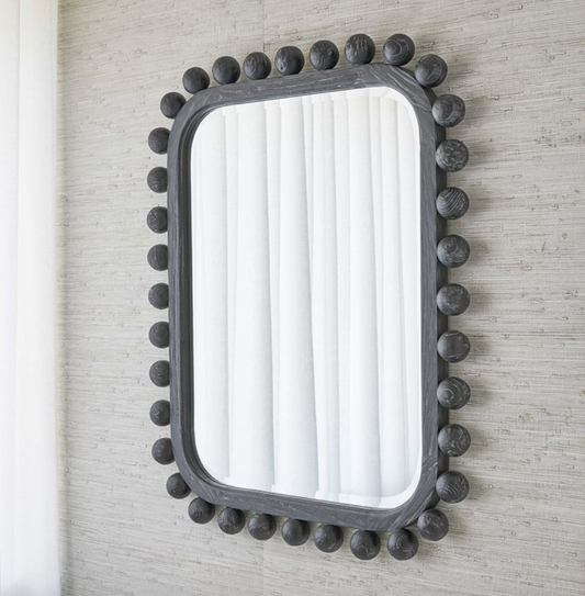 BRIANNA RECTANGULAR MIRROR / EBONY