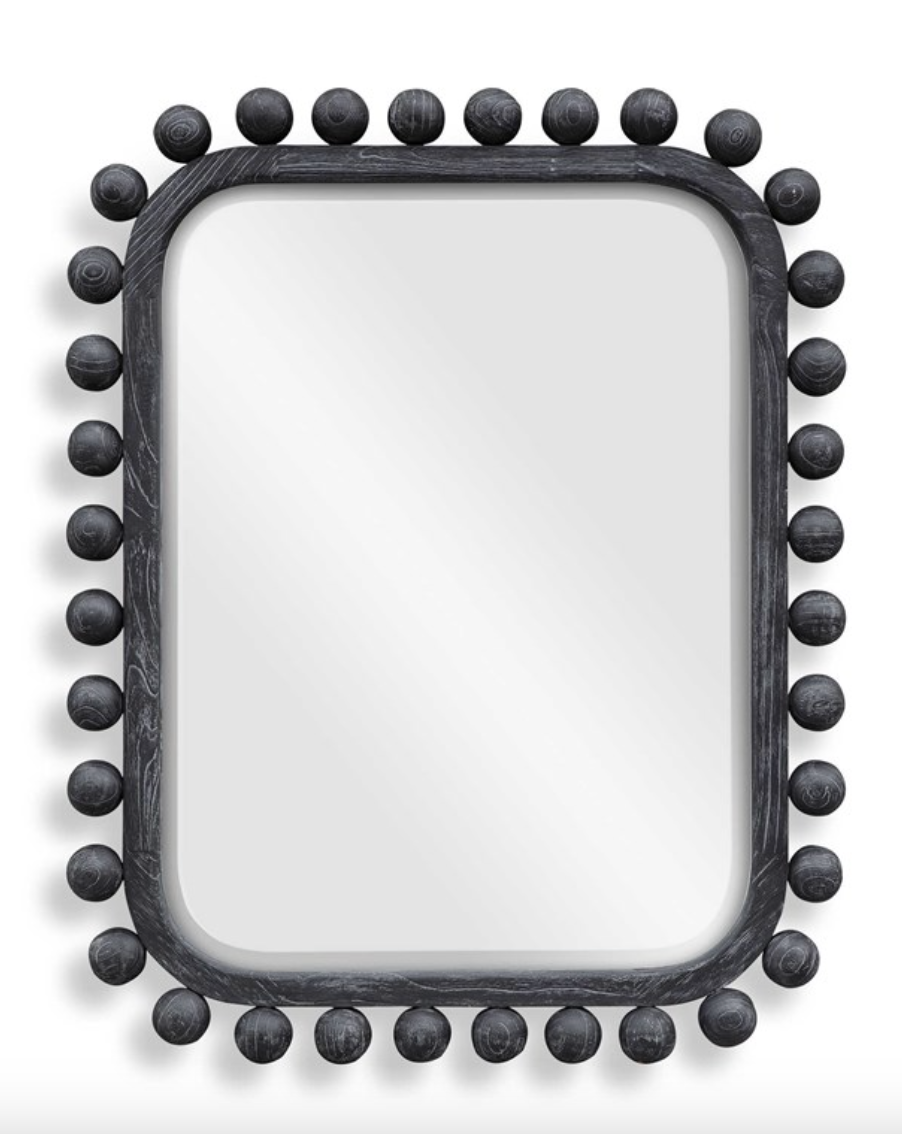 BRIANNA RECTANGULAR MIRROR / EBONY