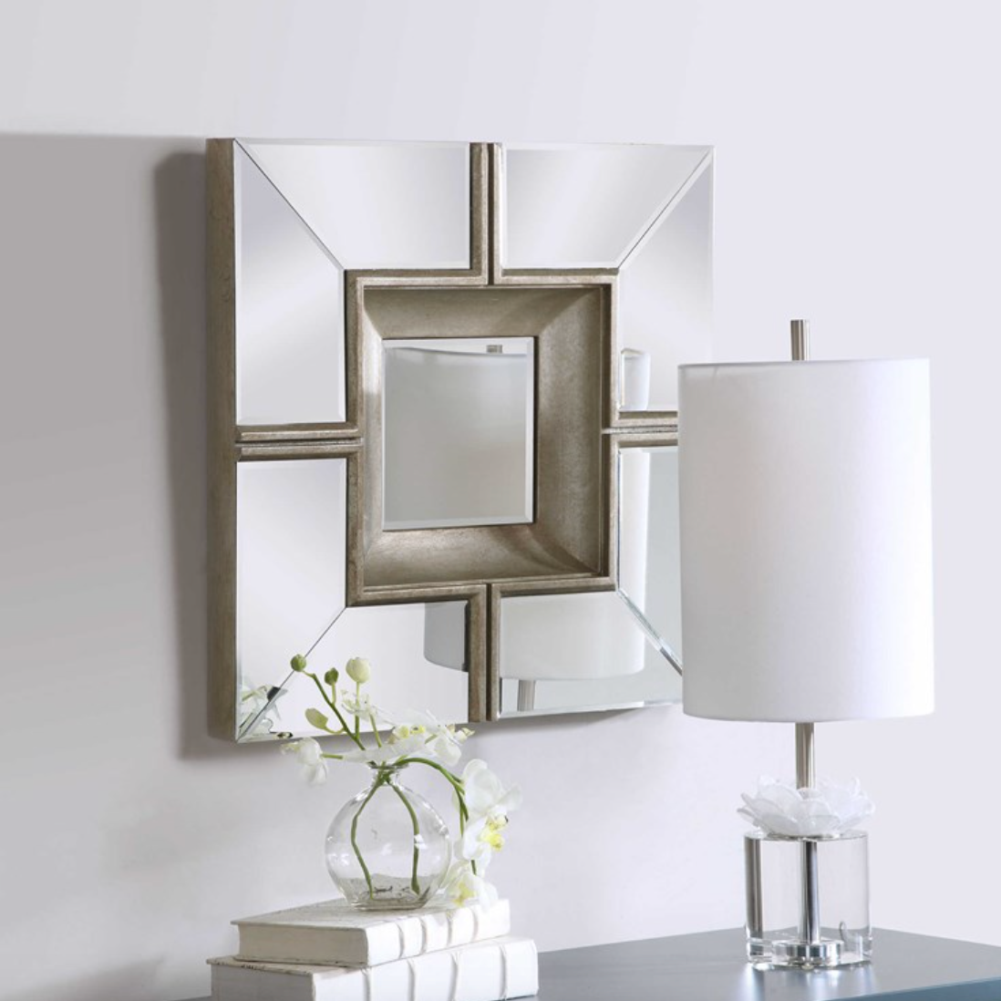 GEOMETRIC SQUARE MIRROR